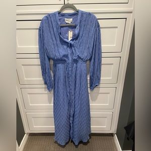 Anthropologie Allene Shimmer Maxi Dress Size S